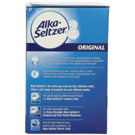 Alka seltzer Original Effervescent Tablets 72 Count
